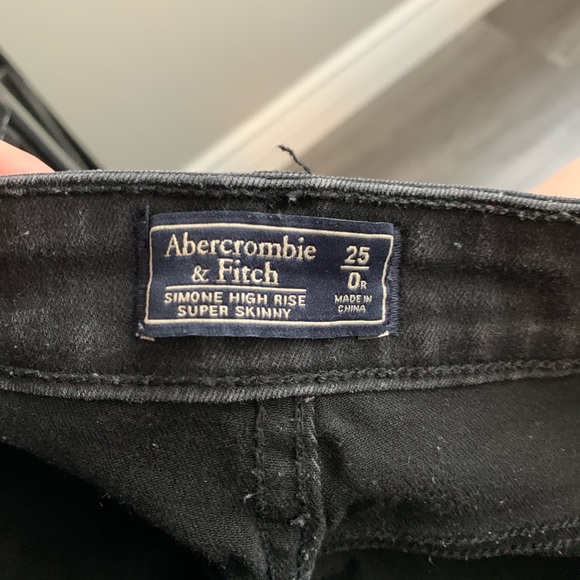 3 for $30‼️ AbercrombieSimone Hi-Rise Super Skinny - Picture 4 of 4